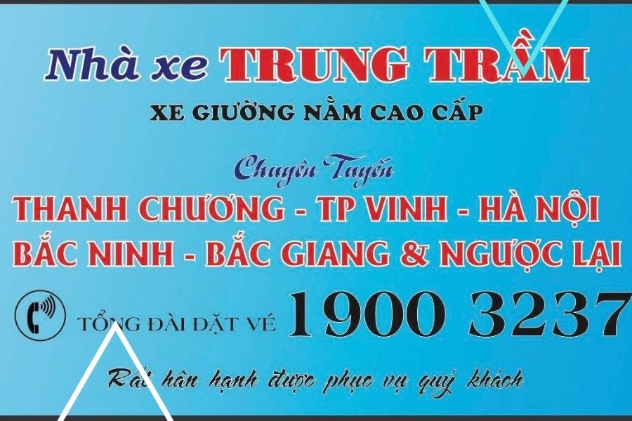 Nhà Xe Trung Trầm: Cập nhật giá, trạm dừng, sđt, tuyến, giờ chạy