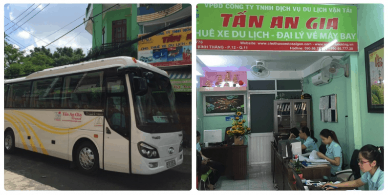 Du lịch vận tải Tân An Gia chuyên cho thuê xe đi Sài Gòn Du lịch vận tải Tấn An Gia chuyên cho thuê các xe đi du lich Sài Gòn