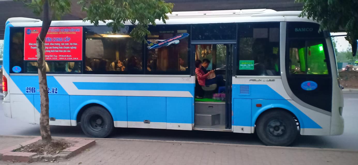 du lịch trên xe khách