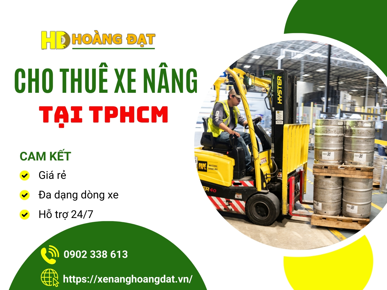 cho thuê xe nâng tại tphcm
