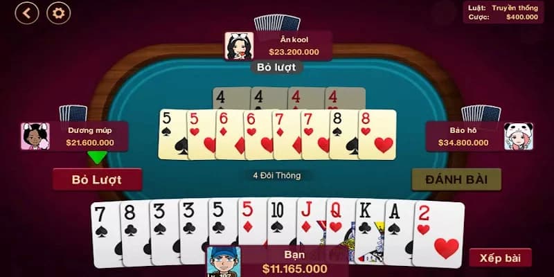 4 cặp Thắt chặt có thể thắt chặt những gì? Mẹo Chơi 4 Đôi Hiệu Quả