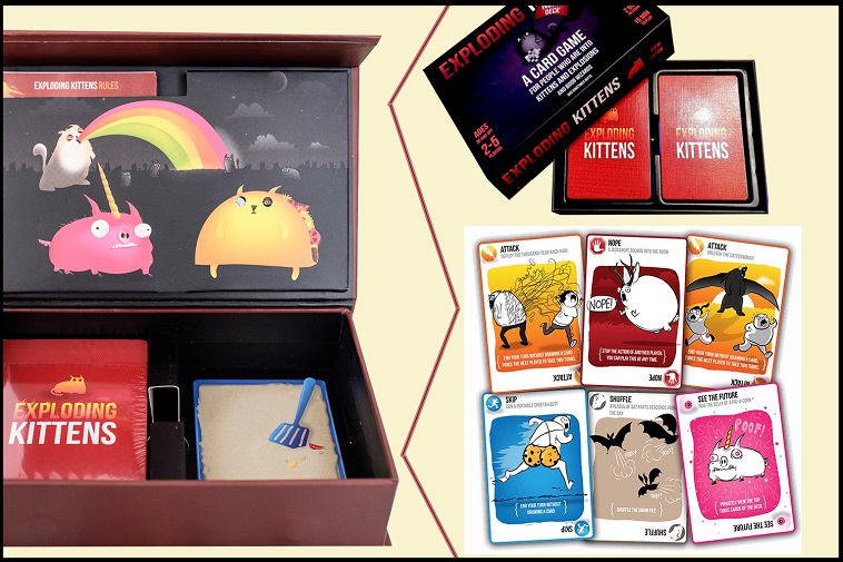 Mèo nổ quốc tế chính hãng từ Exploding Kittens LLC