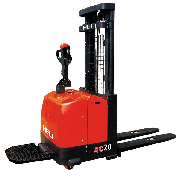 Xe nâng điện đứng lái Heli 2 tấn, Heli CDD20-D930, xe sẵn kho 2024