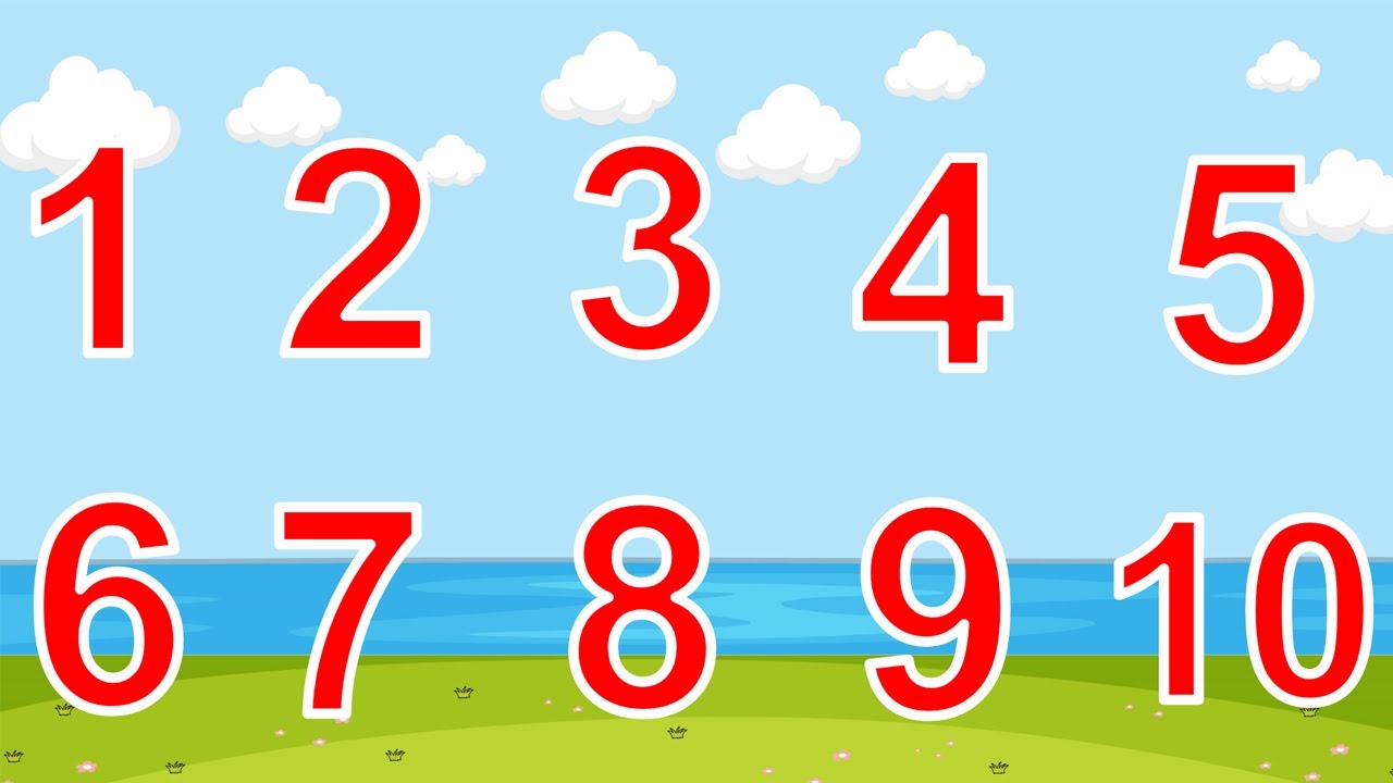 Bé học số từ 1 đến 10 | Học số đếm từ 1 đến 10 cho trẻ mầm non | Học số cho bé từ 1 đến 10 - YouTube