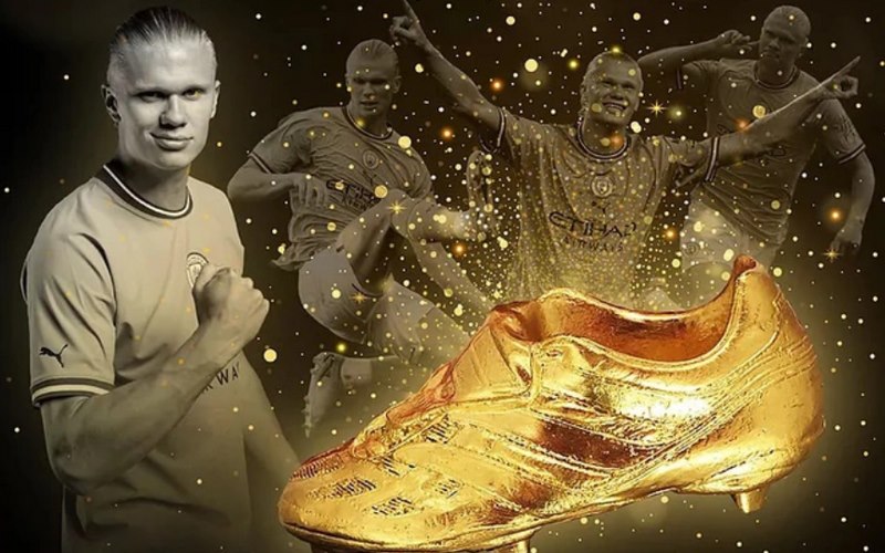 Erling Haaland - Cầu thủ đầu tiên của Manchester giành Chiếc giày vàng