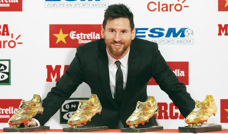 Lionel Messi xuất sắc giành 6 giải thưởng Chiếc giày vàng