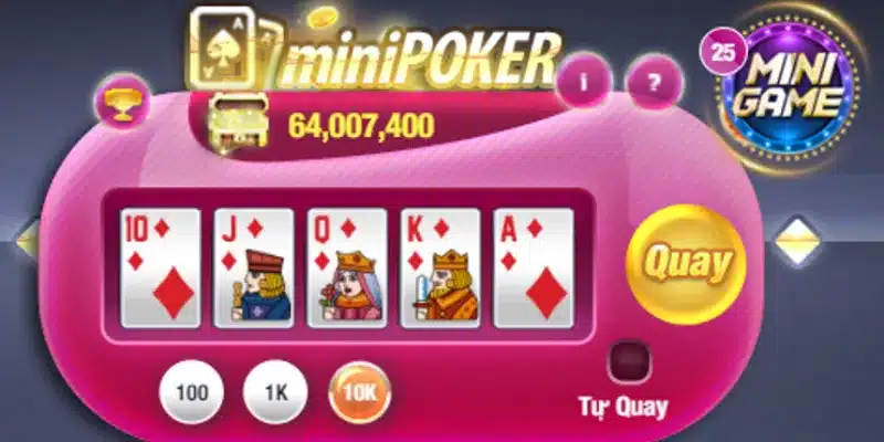 Cách chơi mini poker – Chiến lược săn giải độc đắc dễ nhất