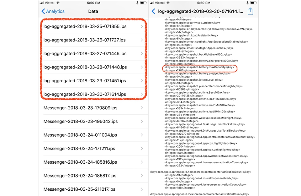 Kiểm tra dung lượng pin chính xác 100% trên iPhone (Ảnh 3) Kiểm tra dung lượng pin chính xác 100% trên iPhone (Ảnh 3)