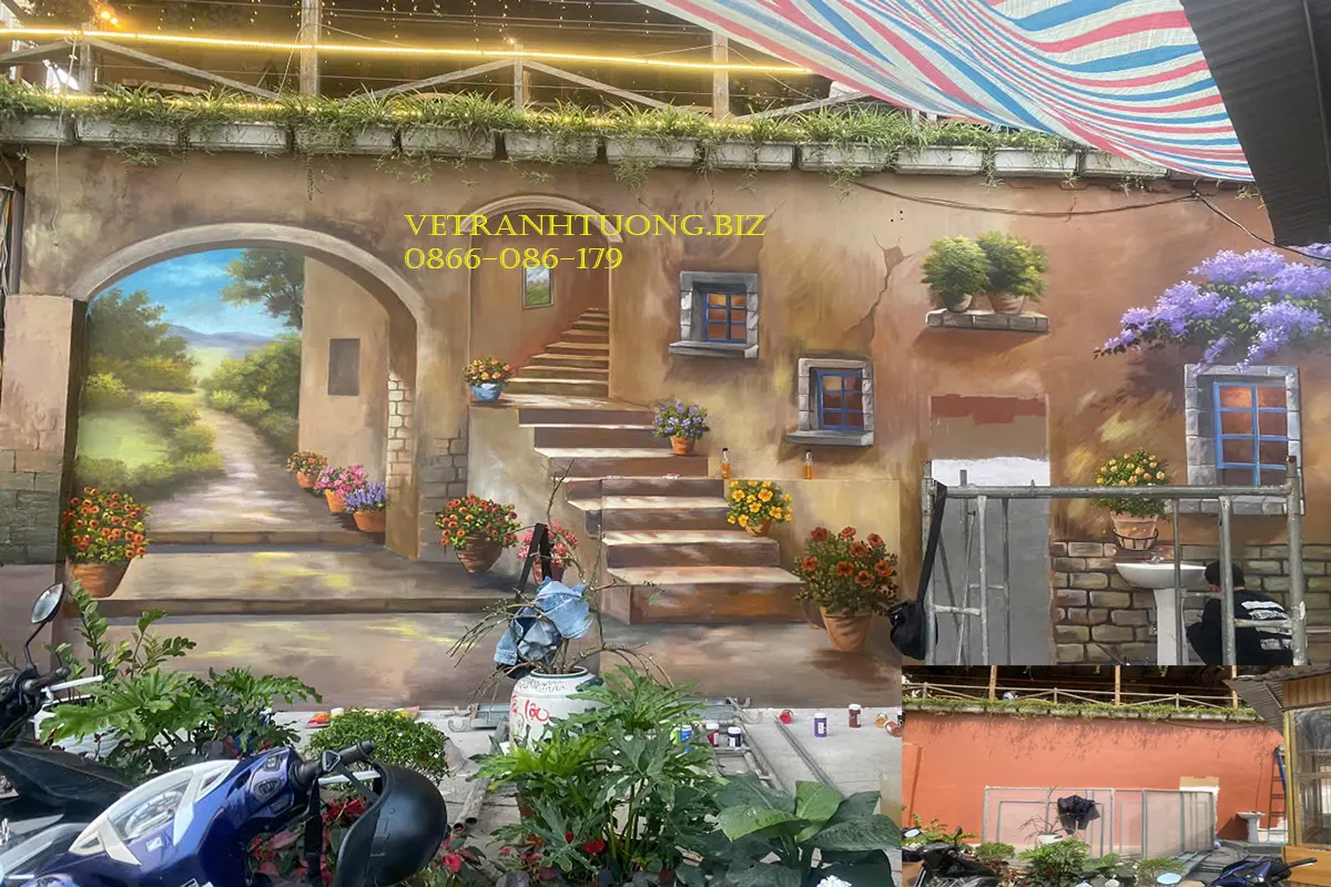 dịch vụ vẽ tranh tường theo yêu cầu