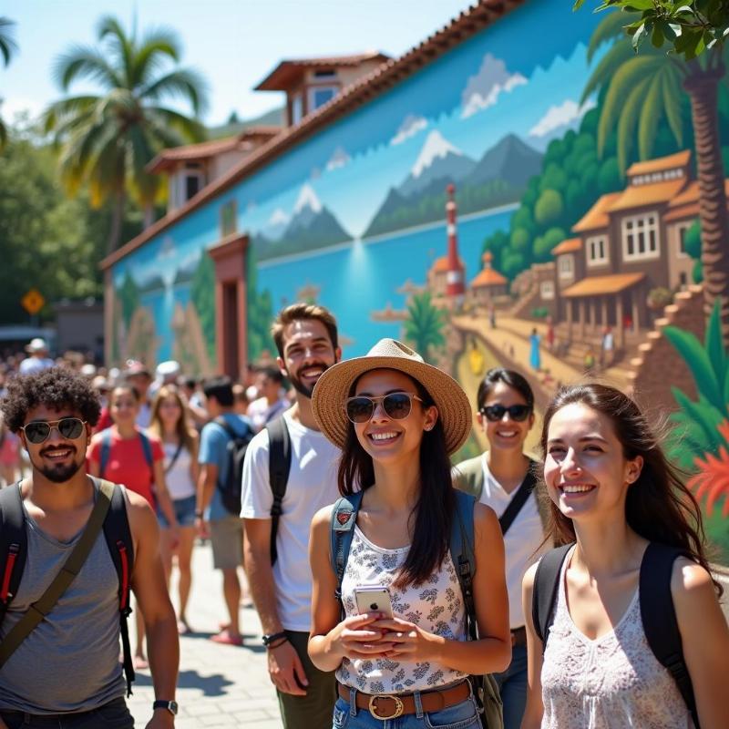 Dịch vụ vẽ tranh tường chuyên nghiệp cho khách du lịch - 157 mẫu thiết kế đẹp - Lotus Art