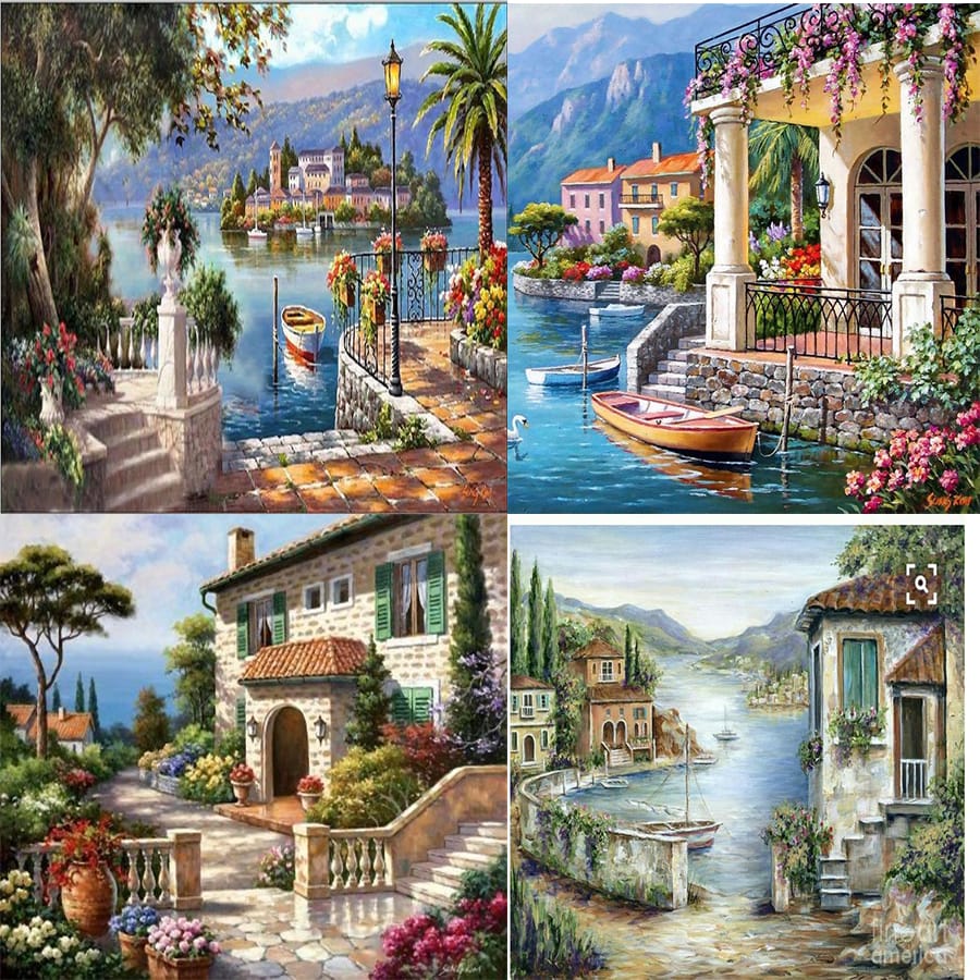 Những bức tranh tường phong cách châu âu