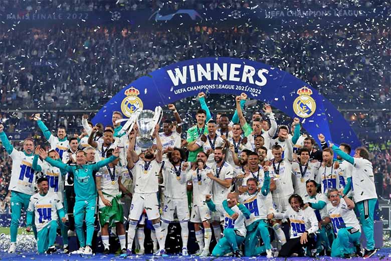 Top 5 câu lạc bộ có nhiều chiến thắng nhất tại Champions League trong lịch sử bóng đá