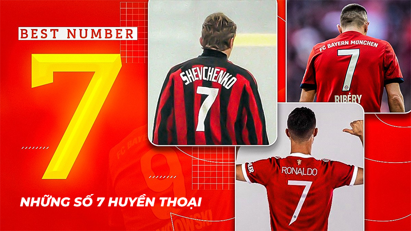 Những số 7 huyền thoại của bóng đá thế giới